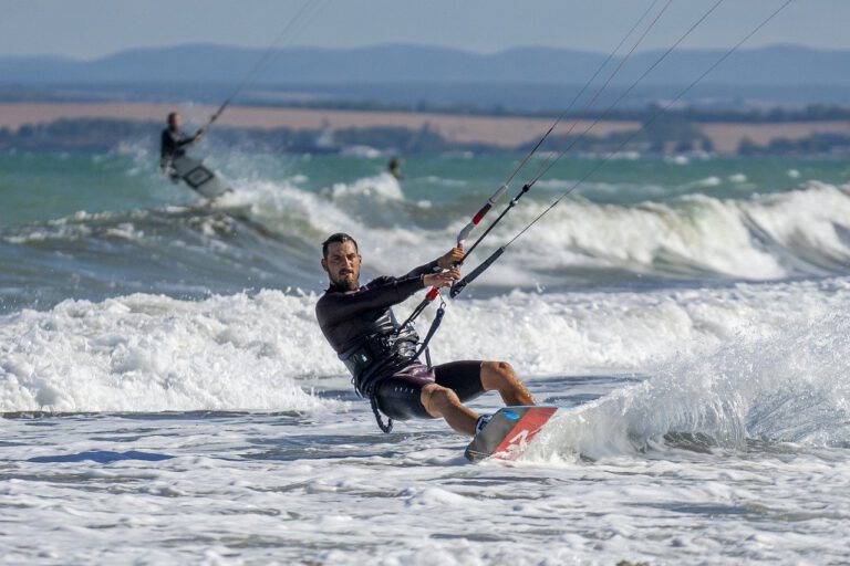 avontuur met kite surfen